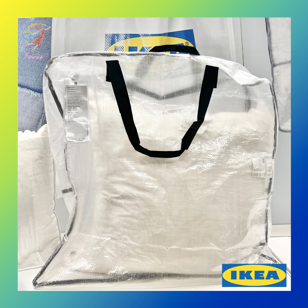 ถุงใสมีซิป-ถุงใส่ของขนาดใหญ่-ดิมป้า-transparent-big-storage-bag-dimpa