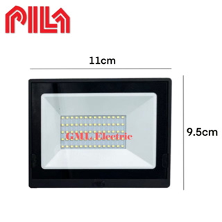 PILA สปอร์ตไลท์ LED 10w. แสงขาว ฟลัดไลท์ Floodlight