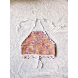 Saimai ☁️ crochet  crop 🧶🪡  Cotton soft  ℍ𝕒𝕟𝕕𝕞𝕒𝕕𝕖 𝟙𝟘𝟘%  Preorder