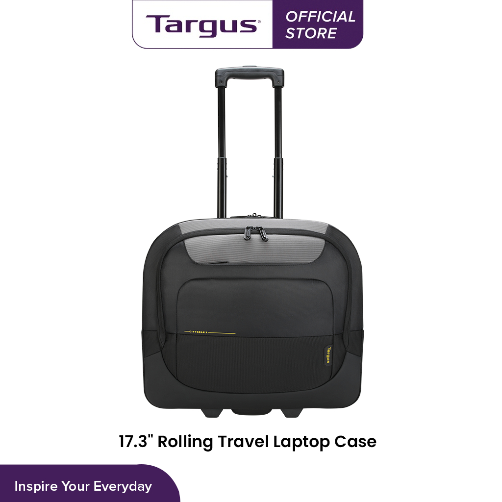 Laptop Bag With Wheels Targus CityGear Roller Laptop Case  Black/Grey Network Trolley Bag