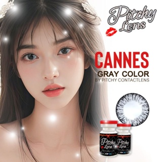 คอนแทคเลนส์ รุ่น Cannes สีเทา/ สีตาล  gray/brown มีค่าสายตา (0.00)-(-7.50)