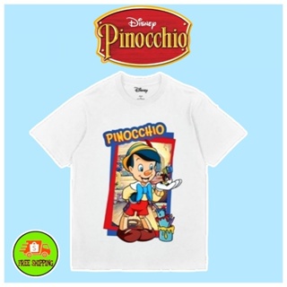 เสื้อDisney ลาย Pinocchio สีขาว ( TM-013 )