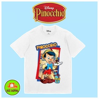 เสื้อDisney ลาย Pinocchio สีขาว ( TM-013 )