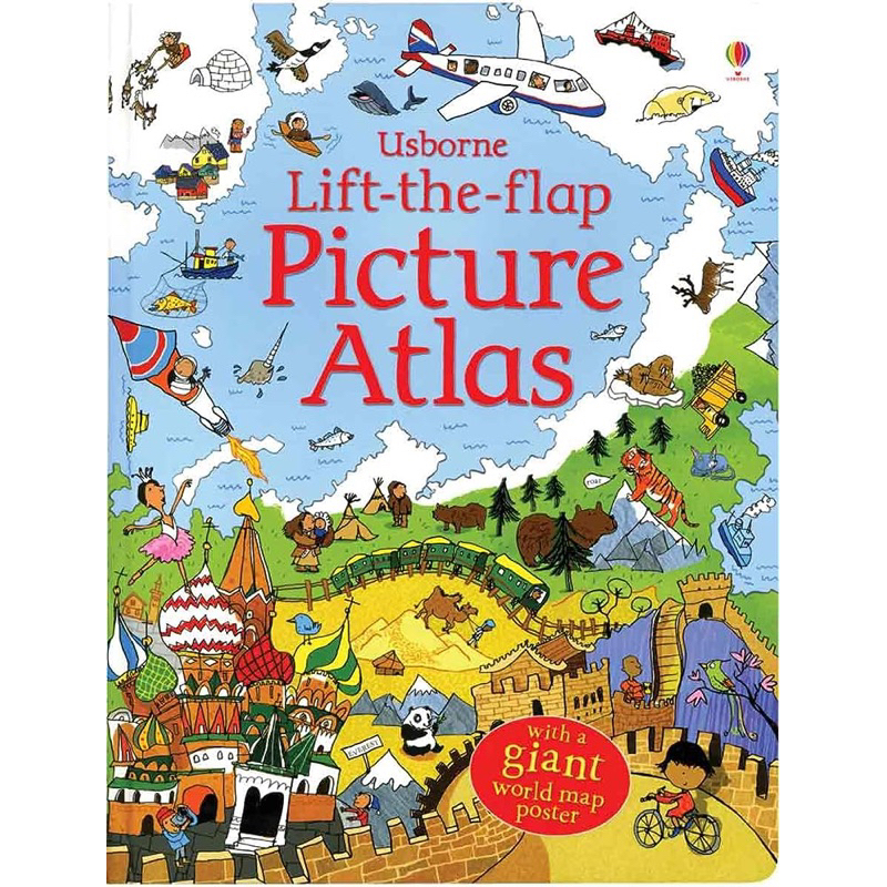 usborne-picture-atlas-หนังสือภาพlift-the-flap