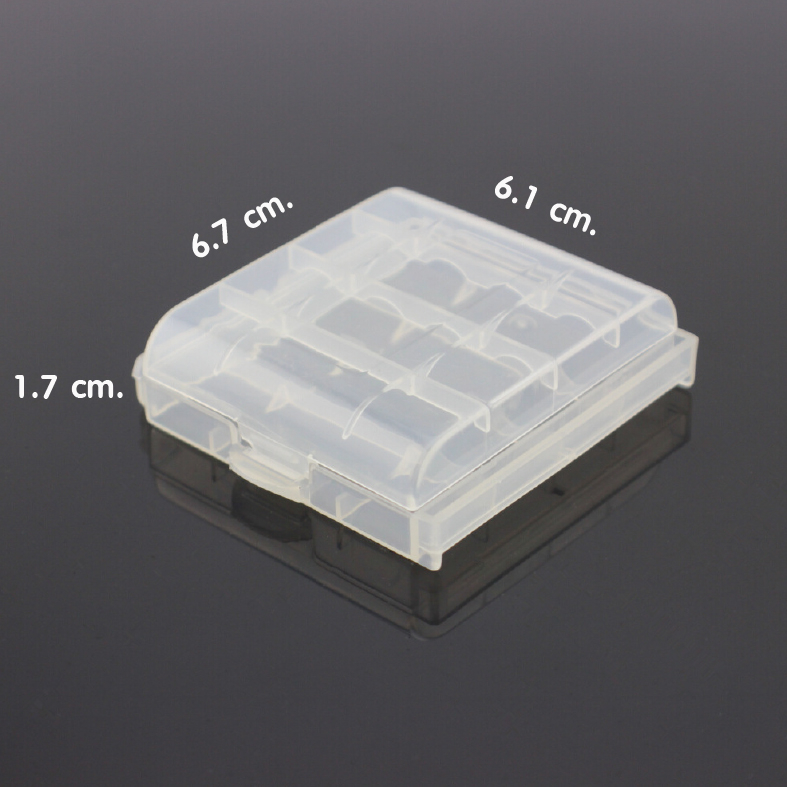 กล่องเก็บถ่านไฟฉาย-4-ก้อน-ขนาดพกพา-aa-2a-aaa-3a-พลาสติกคุณภาพ-แบตเดอรี่ชาร์จ-อัลคาไลน์-แมงกานีส-ลิเธียม