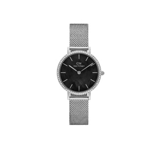 (ทักแชทรับโค้ด) Daniel Wellington นาฬิกา PETITE LUMINE BEZEL STERLING BLACK MOP