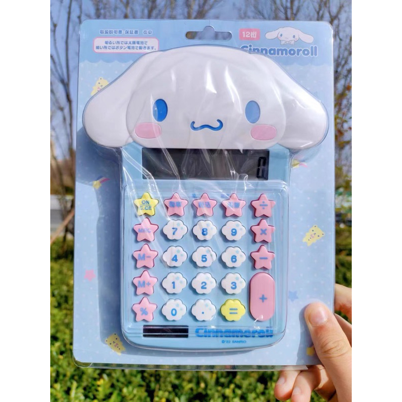 พร้อมส่ง-เครื่องคิดเลข-sanrio-แท้-จากญี่ปุ่น-เครื่องคิดเลข-12-หลัก-ปรับระดับจอได้-ตัวเลขใหญ่-calculator