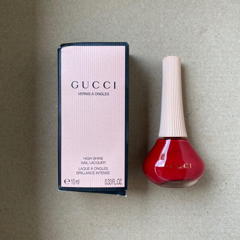 Gucci Nail Polish สี 25 Goldie Red Shopee Thailand