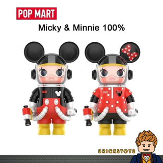 POP MART MEGA SPACE MOLLY Mickey &amp; Minnie 100% ใหม่ในซีล ✤ ของแท้ พร้อมส่ง ✤