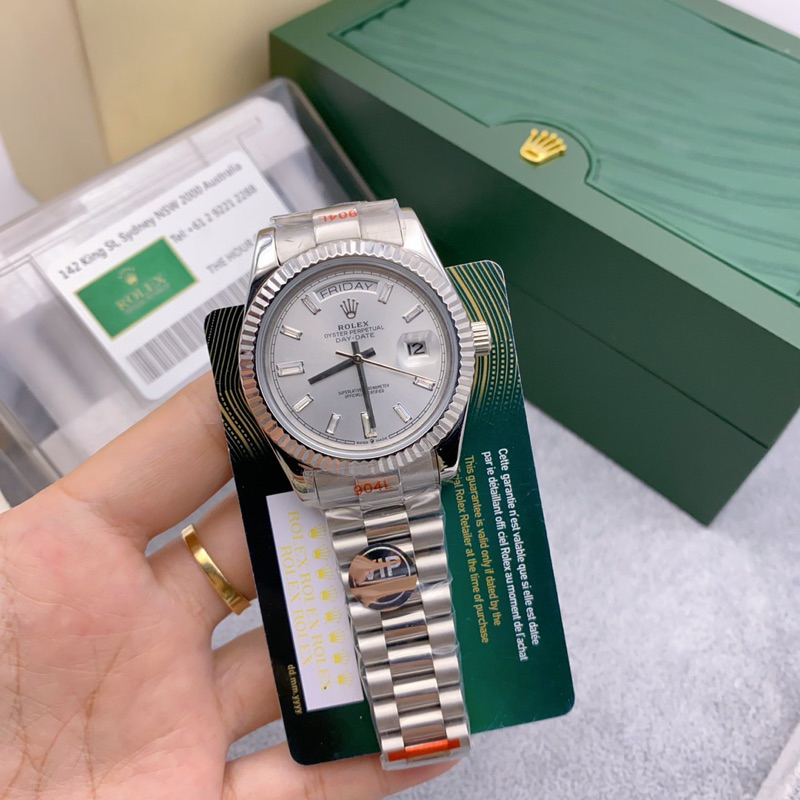 นาฬิกาRolex เกรด vip งานดีสุดๆ ระบบออโต้ พร้อมกล่องตามภาพ ครบชุด หรูหรา ...