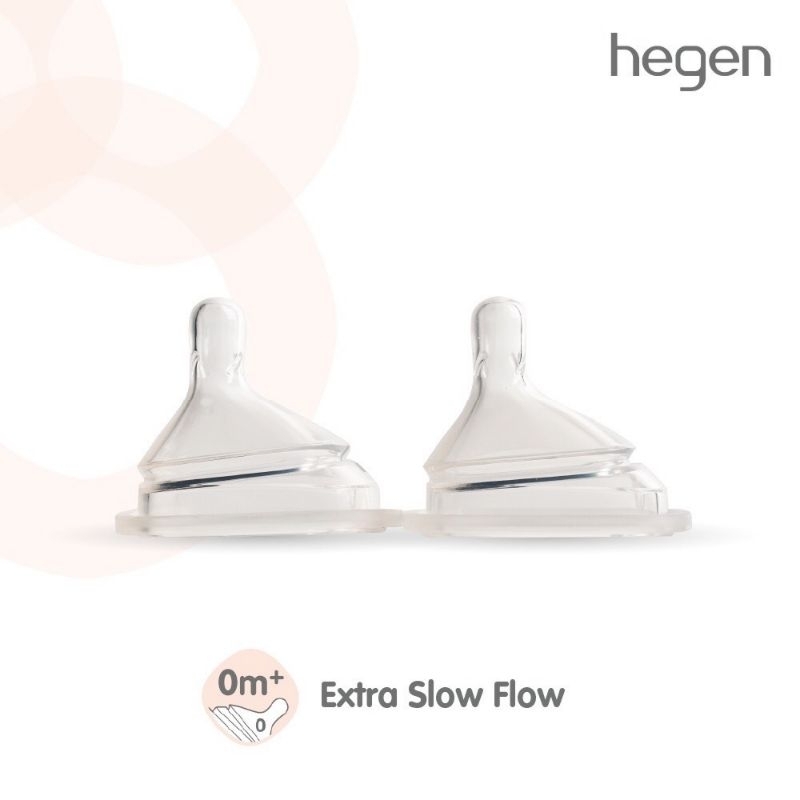 จุกนม Hegen รุ่น Extra Flow และ รุ่น Slow Flow | Shopee Thailand