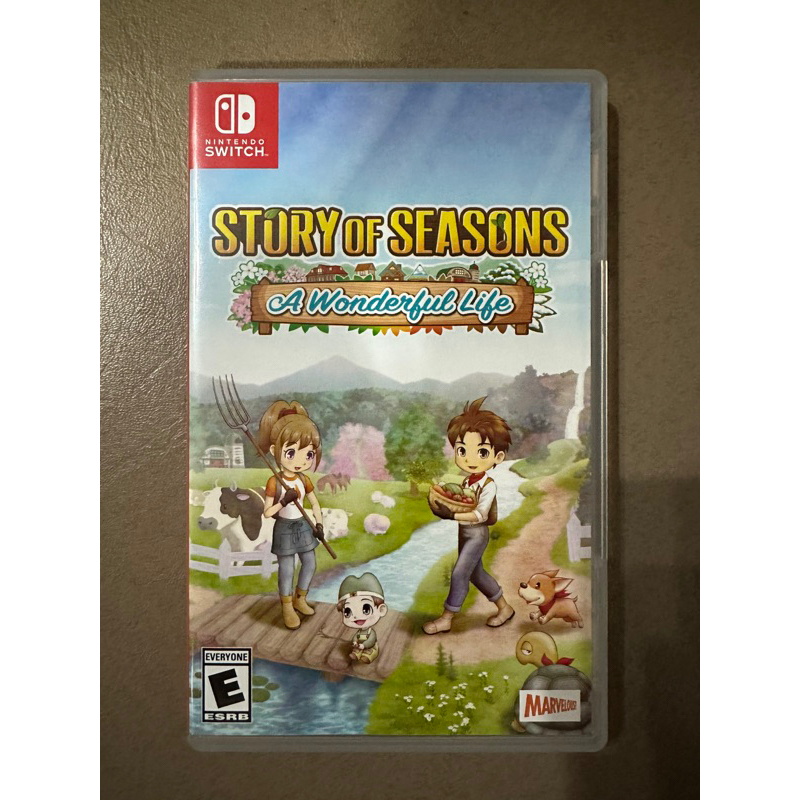 พร้อมส่ง-แผ่นเกม-story-of-seasons-a-wonderful-life-usa-มือ-2-nintendo-switch-นินเทนโด-สวิตช์-มือสอง