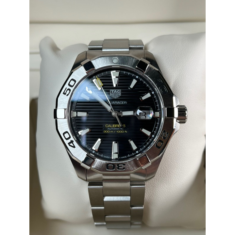 Tag Heuer Aquaracer Black dial Calibre 5 Automatic Men Ref. WAY2010 Shopee Thailand