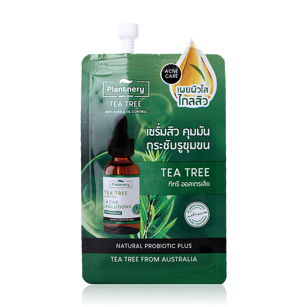 (แบบซอง) Plantnery Tea Tree เซรั่มทีทรี แพลนท์เนอรี่ Probiotic Intense ...