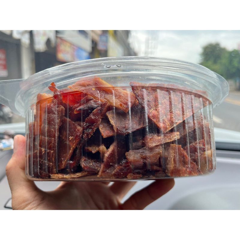 เนื้อหมูแห้งย่างด้วยเตาถ่านร้านดังจากจังหวัดอำนาจเจริญ-500g