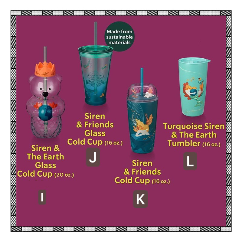 starbucks-siren-and-the-earth-collection-สตาร์บัคส์-คอลเลคชั่น-siren-and-the-earth-ของแท้-100