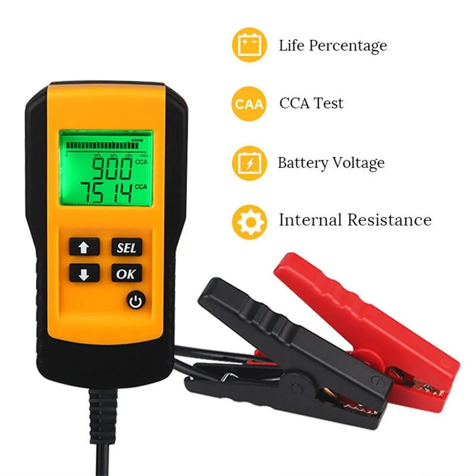 เครื่องวัดแบตเตอรี่ เครื่องวัดค่า CCA (Battery Analyzer & Battery ...
