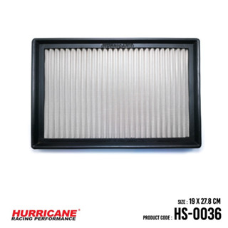 HURRICANE กรองอากาศสแตน , ผ้าแดง HS-0036 Ford ( Focus ) , Volvo ( C30 ,S40 , V50 ) HS-0036