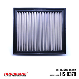 HURRICANE กรองอากาศสแตนเลส , ผ้าแดง Lexus ( ES300 , ES350 , GSV60 ) Toyota ( Camry V6 ,Camry ) HS-0378