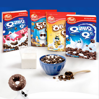 [พร้อมส่ง] อาหารเช้าซีเรียลโอริโอ้กับมาร์ชเมลโล่ oreo os cereal with marshmallow 250g 오레오오즈