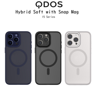 Qdos Hybrid Soft with Snap Mag เคสกันกระแทกรองรับMagเกรดพรีเมี่ยม เคสสำหรับ iPhone15/15Plus/15Pro/15Promax(ของแท้100%)