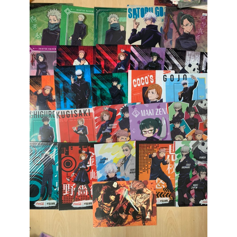 แฟ้มขนาด-a4-jujutsu-kaisen-มหาเวทย์ผนึกมาร-งานลิขสิทธิ์จากญี่ปุ่น