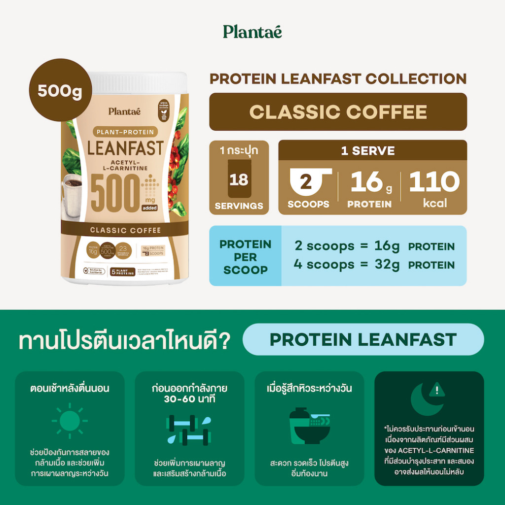 เก็บโค๊ดลดเพิ่ม-plantae-2-กระปุก-lean-fast-protein-รส-กาแฟplant-protein-l-carnitine-โปรตีนพืช-ทางลัดหุ่นลีน