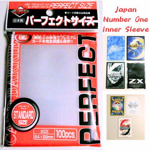 Fit Standard KMC 100 Pochettes Card Barrier Perfect Size Soft Sleeves, 3  Packs/Total Inner Sleeves