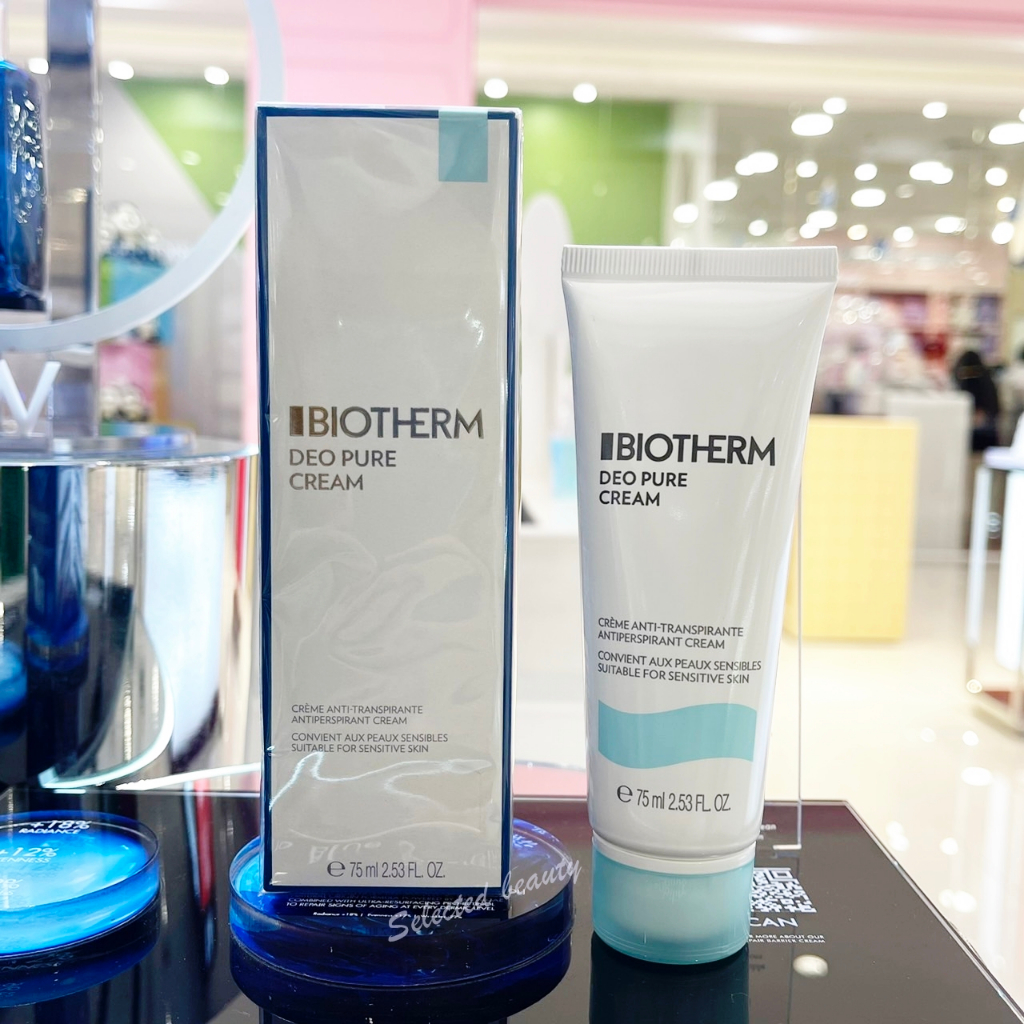 BIOTHERM Deo Pure Antiperspirant Cream 75ml ครีมระงับกลิ่นกาย Shopee