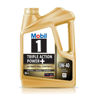 Mobil 1 0W-40 API SN/ILSAC  น้ำมันเครื่องสังเคราะห์แท้ 4 ลิตร