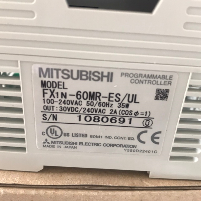 1PCS NEW FX1N-60MR-ES/UL MITSUBISHI PLC FX1N60MRESUL #F