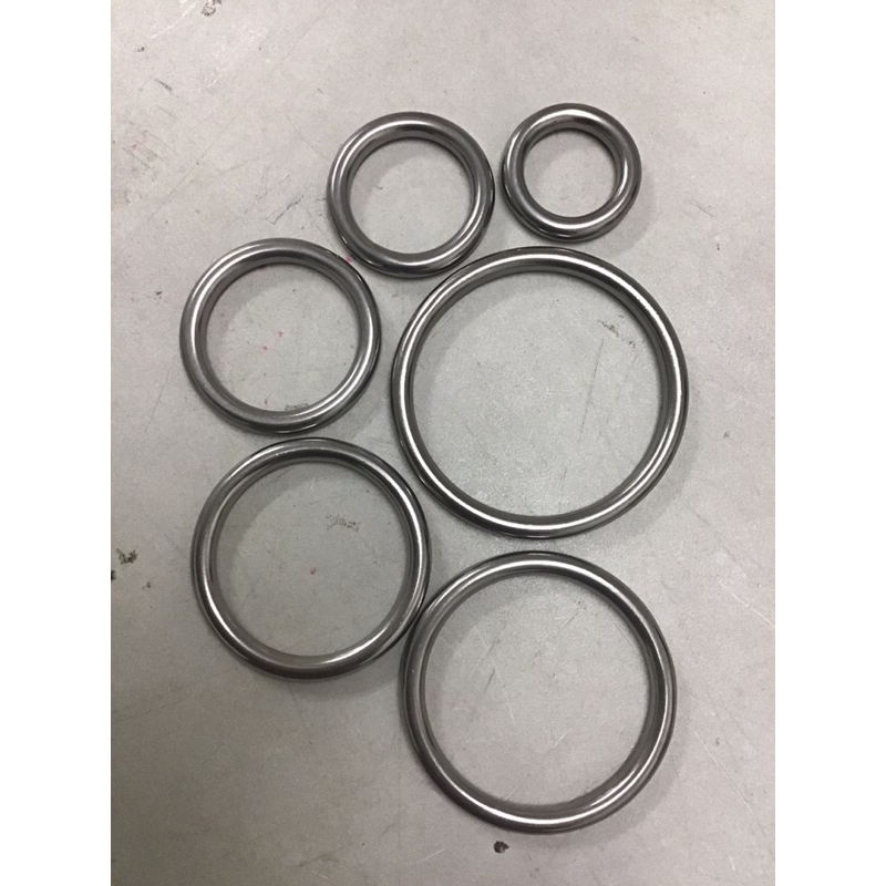 O Rings ห่วงแสตนเลสเกรด304ขนาดM6ไร้รอยต่อแสตนเลสตัน | Shopee Thailand