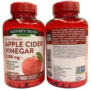 🔥🔥Natures Truth Apple Cider Vinegar 1200 mg 180 Capsules