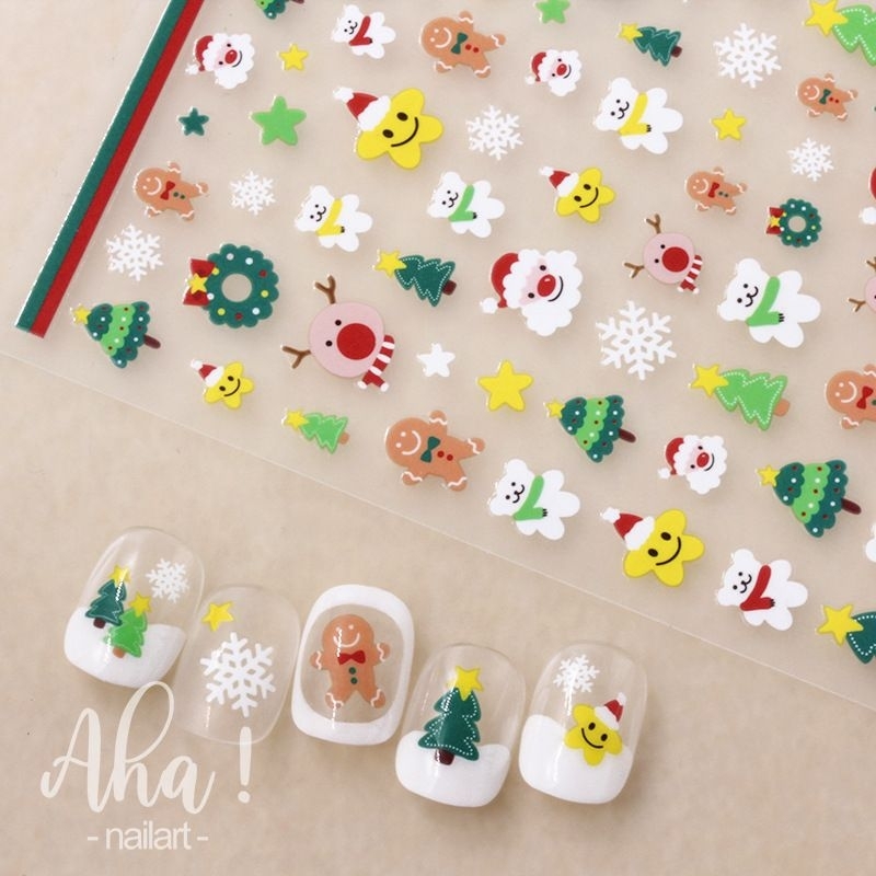 christmas-sticker-aha-2023-สติกเกอร์ติดเล็บคริสมาสต์