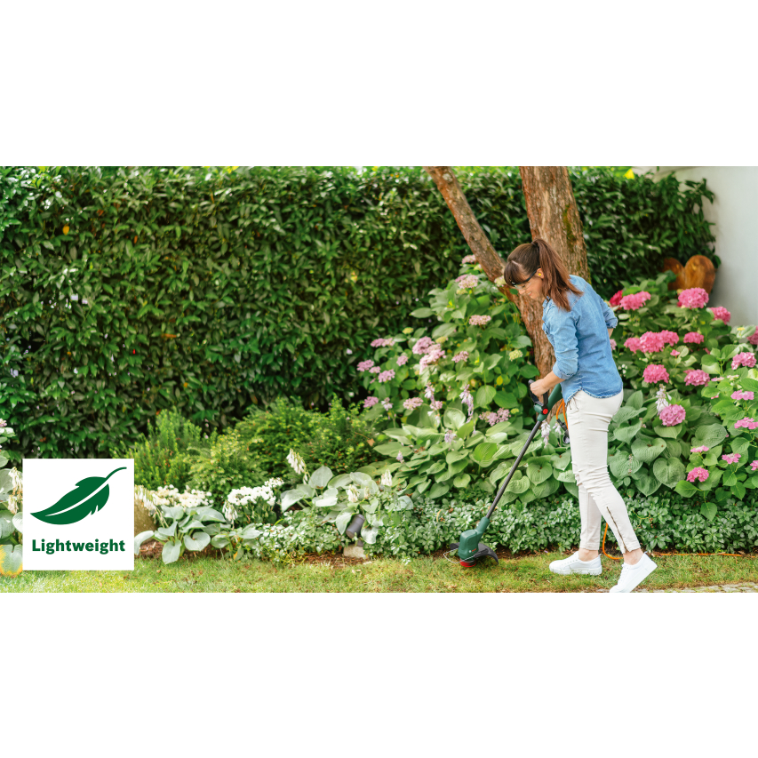 BOSCH Easy grass cut 23 เครื่องตัดหญ้า เครื่องตัดหญ้าไฟฟ้า เครื่องเล็มหญ้า น้ำหนัก 2 กิโล 280W ของแท้