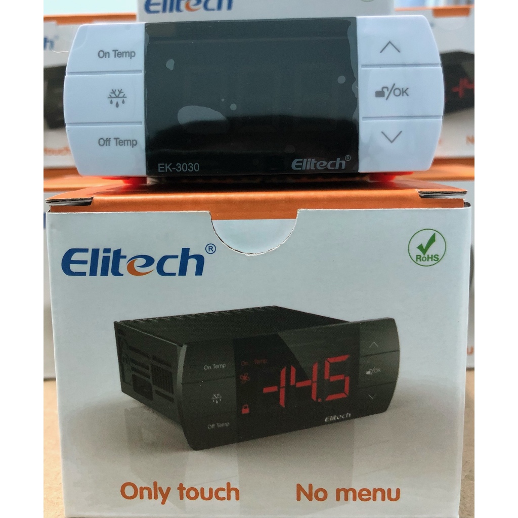 Elitech - EK3030 ชุดคอนโทรลควบคุมความเย็นอุณหภูมิติดลบ สำหรับ ตู้ฟรีซ ...