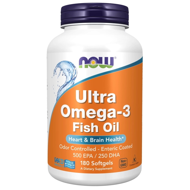 NOW Essential Fish Oil Deep Sea Omega-3 EPA/DHA 90/180 Softgels น้ำมัน ...