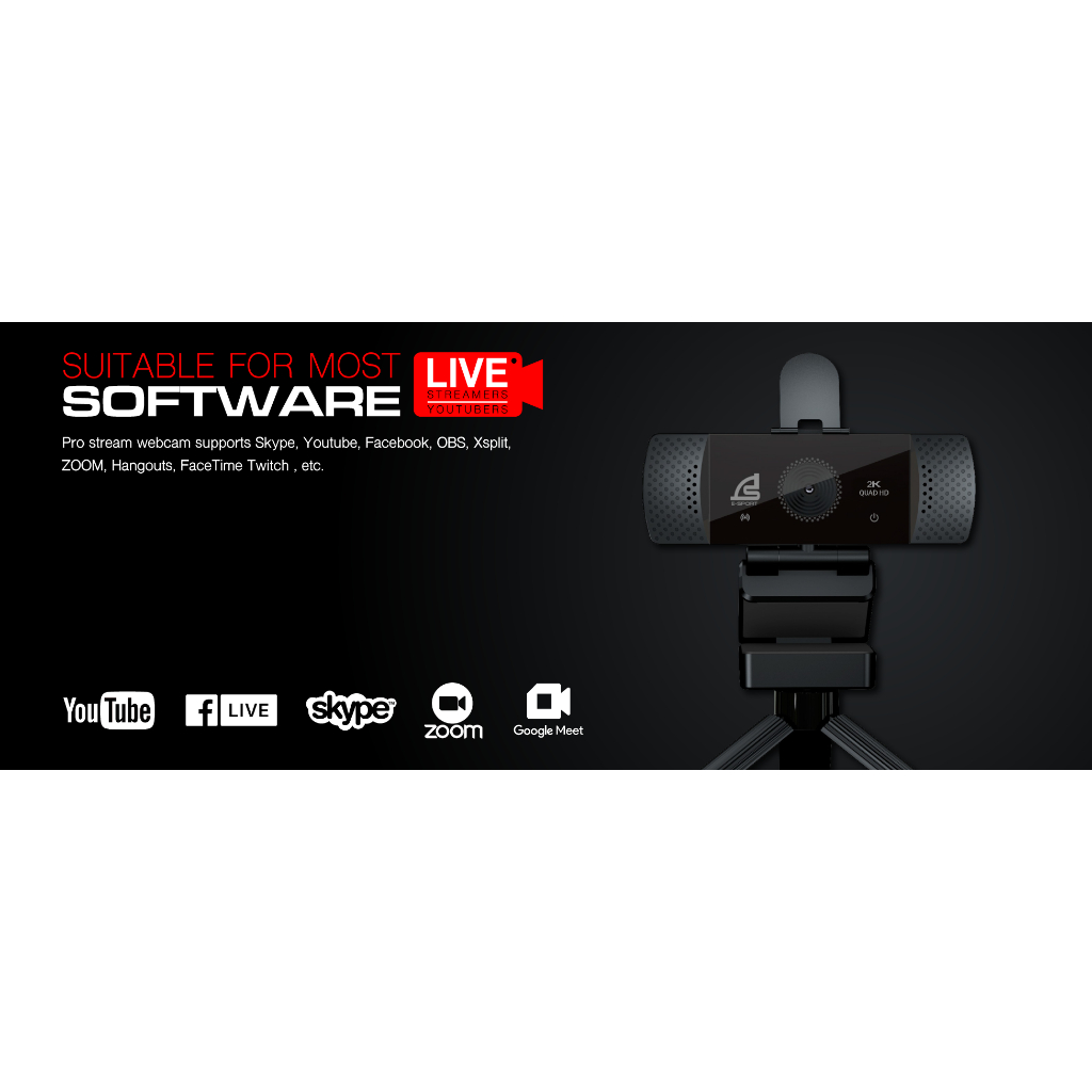 WEBCAM 2K SIGNO (WB400) | Shopee Thailand