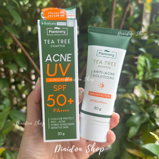 ((พร้อมส่ง)) Plantnery Tea Tree Sun Screen Acne Oil Control SPF50 PA+++ (30g.)