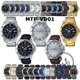 เช็ครีวิวสินค้าCasio ของแท้ รุ่น MTP-VD01B MTP-VD01D MTP-VD01SG MTP-VD01G MTP-VD01L นาฬิกาชาย ทรง Sport ขนาด 45 มม. ประกัน1ปี MTPVD01