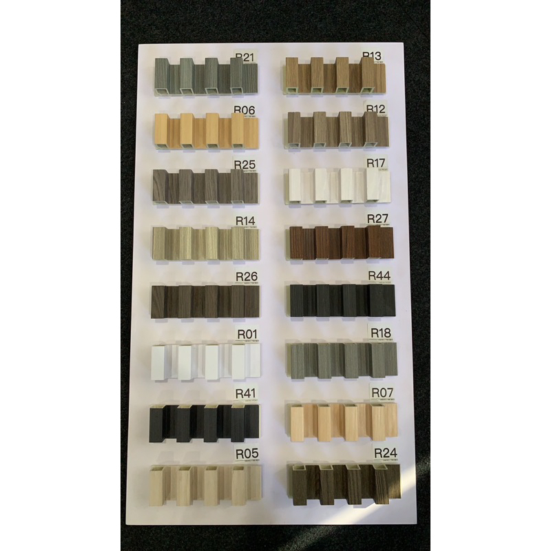 สินค้าตัวอย่าง WPC (Sample Set) แบบรวมทุกสี | Shopee Thailand