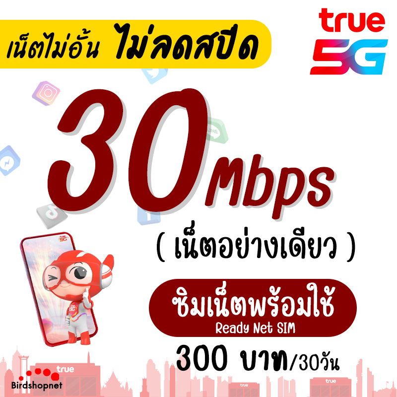 เก็บโค้ดลดเพิ่ม-50-ใช้ได้ทันที-ซิม-true-เน็ตพร้อมใช้-20-mbps-เน็ตอย่างเดียว-70gb-เดือนละ-200-บาท