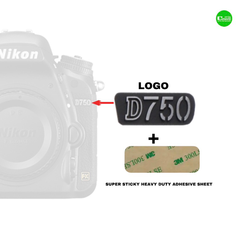 ป้ายโลโก้-nikon-d750-nikon-d750-name-plate-จัดส่งด่วนภายใน1วัน-มีเก็บเงินปลายทาง