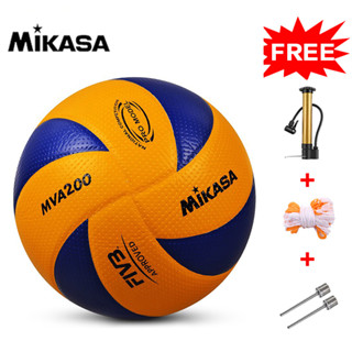 จัดส่งจากกทม วอลเลย์บอล ลูกวอลเลย์บอล รองเท้าวอลเลย์บอล ลูกวอลเลย์บอล FIVB Official Original Mikasa MVA200