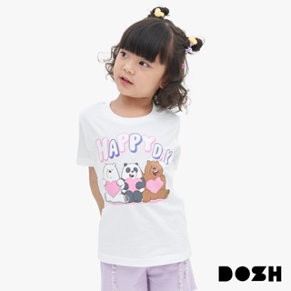 DOSH KIDS UNISEX T-SHIRTS WE BARE BEARS เสื้อยืดเด็ก DBBBT5022-OW