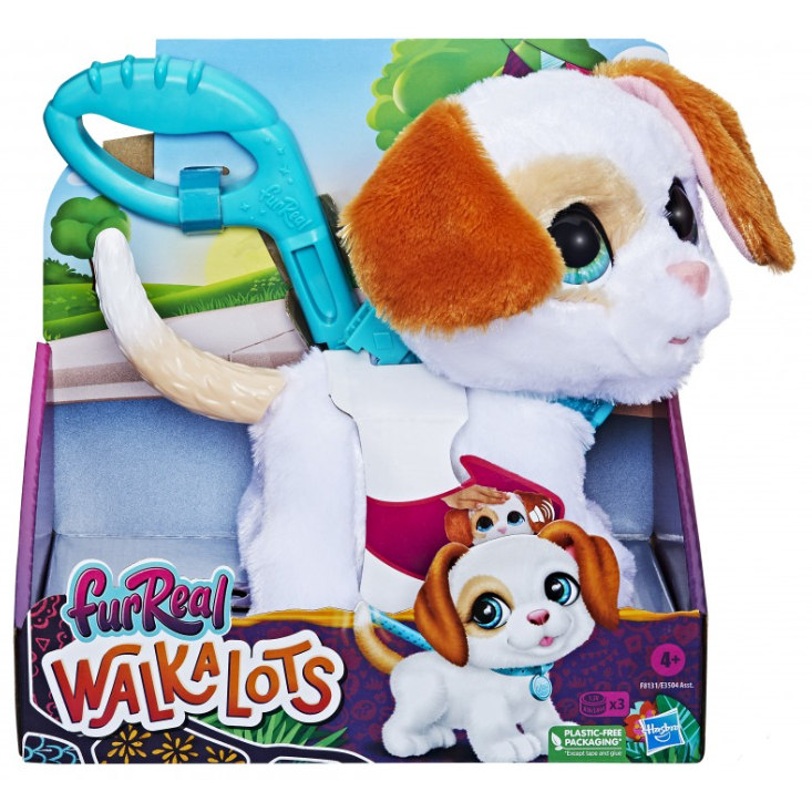 FurReal Walkalots Big Wags Interactive Walking Dog Toy for Kids, Features Sounds and Reactions