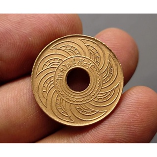 เหรียญสตางค์รู 1 สตางค์ สต. แท้ 💯% เนื้อทองแดง ปี พ.ศ.2458 ผ่านใช้น้อย #เหรียญรู.#สต.รู #เงินโบราณ #สตางรู #เงินโบราณ