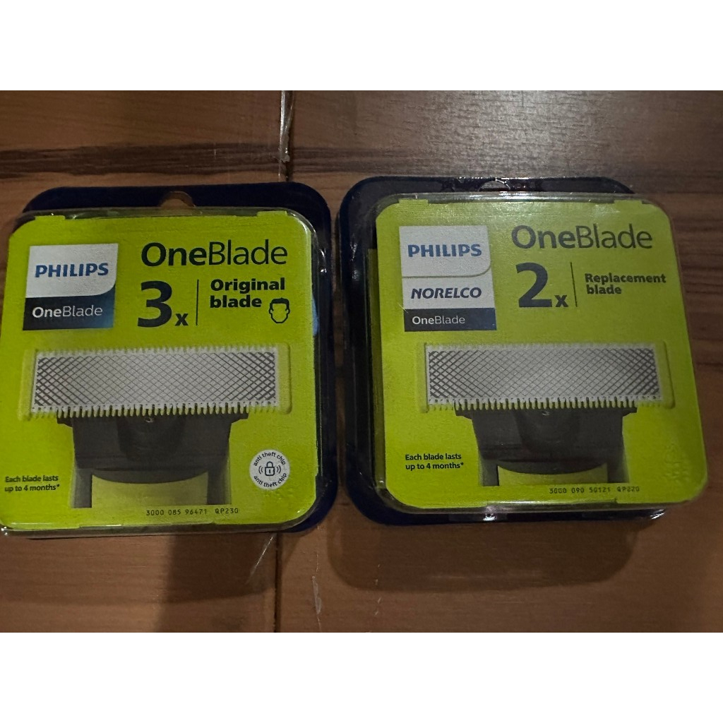 [พร้อมส่ง‼️ของแท้100] Philips Norelco OneBlade Replacement Blades