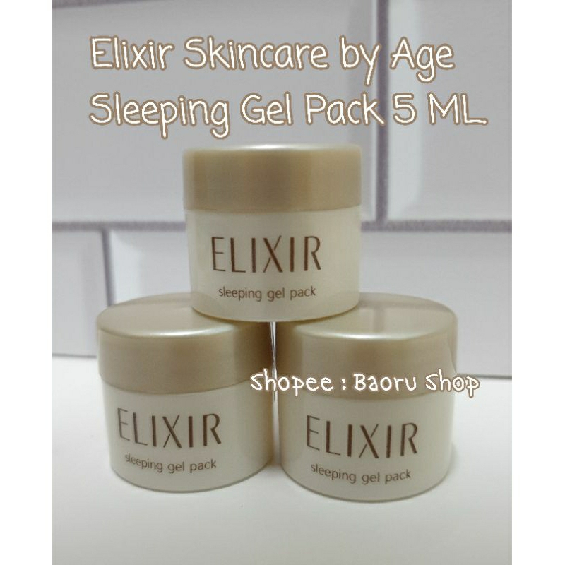 Elixir Skincare by Age Sleeping Gel Pack 5ML. ของแท้100% ป้ายไทย ...