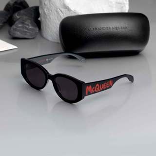 แว่นกันแดด ALEXANDER MCQUEEN : AM0330S 002 SIZE 54 MM. (BLACK-BLACK-GREY)